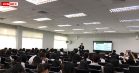 JOBBKK.COM ร่วมกิจกรรมปัจฉิมนิเทศ สถาบันเทคโนโลยีพระจอมเกล้าเจ้าคุณทหารลาดกระบัง เตรียมพร้อมนศ.สู่บัณฑิตคุณภาพยุคดิจิทัล