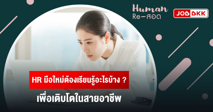 HR มือใหม่ต้องเรียนรู้อะไรบ้าง เพื่อเติบโตในสายอาชีพ