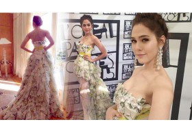 ผ่านมั้ยชุดนี้? ชมพู่ สวย หวาน ส่งท้ายพรมแดงคานส์ 2015