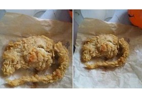 ช่วยกันดูทีว่านี่คืออะไร? ชายมะกัน บอกสั่งไก่ทอดแต่ได้ ‘หนู’ มาแทน