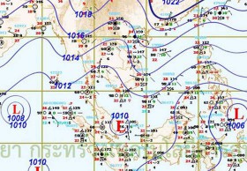 ไทยตอนบนอากาศร้อนขึ้น ส่วนใต้มีฝนกระจาย ตกหนักบางแห่ง