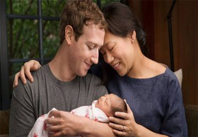 ของขวัญลูกสาวคนแรก มาร์ค ซัคเคอร์เบิร์ก ยกหุ้นเฟซบุ๊ก ให้การกุศล