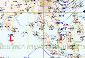 ไทยตอนบน อากาศเย็น-อุณหภูมิสูงขึ้นเล็กน้อย ส่วนใต้ฝนลด