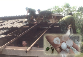 รัฐเร่งเยียวยาเหยื่อพายุลูกเห็บเชียงราย พบบ้านเรือนเสียหายกว่า 500 หลัง