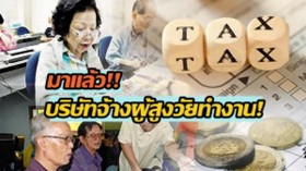 ประกาศรับสมัครสูงวัยไฟแรงเข้าทำงานจากซีเอ็ด หลังรัฐออกนโนบายจ้างสูงวัยได้คืนภาษี