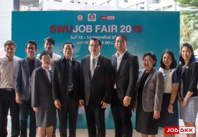 จัดใหญ่ SWU JOB FAIR 2019 รับสมัครงานกว่า 5,000 อัตรา ลดอัตราว่างงาน เด็กจบใหม่มีงานทำ